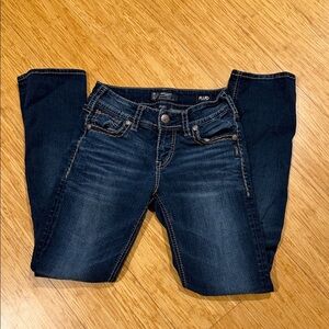 Silver Jeans Dark Blue Boot Cut Denim